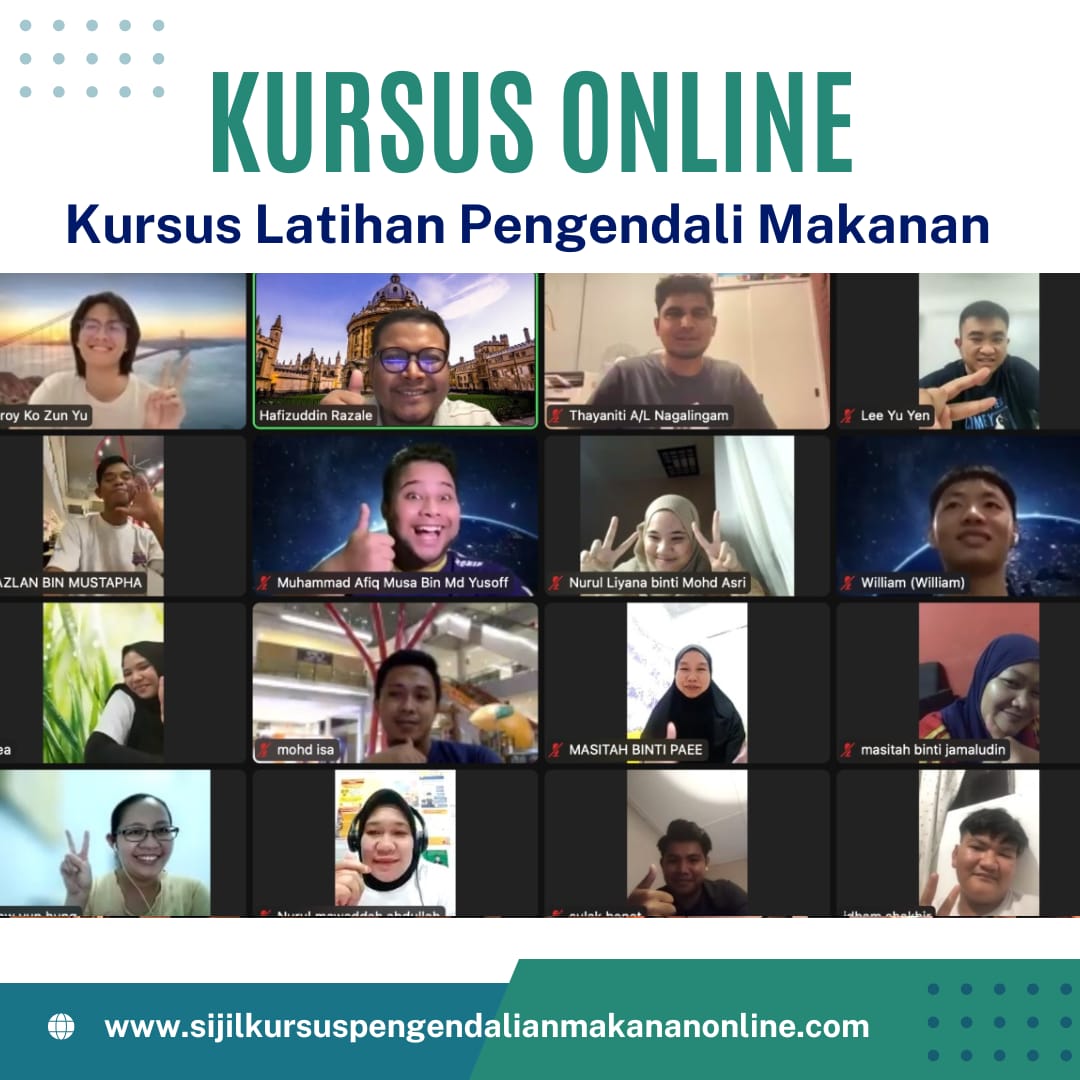 SIJIL KURSUS PENGENDALI MAKANAN 4